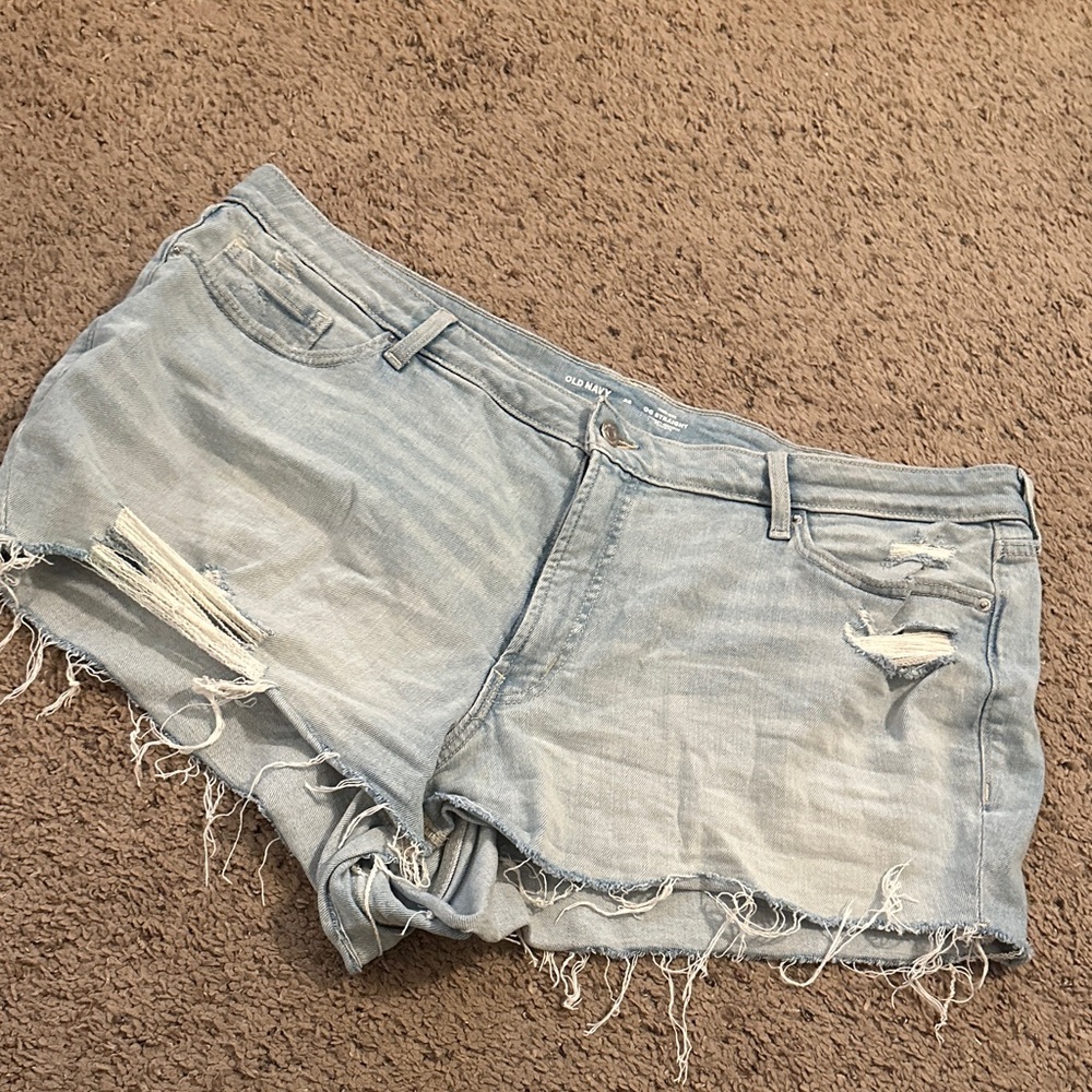 Old Navy OG Straight High-Rise Cutoff Shorts